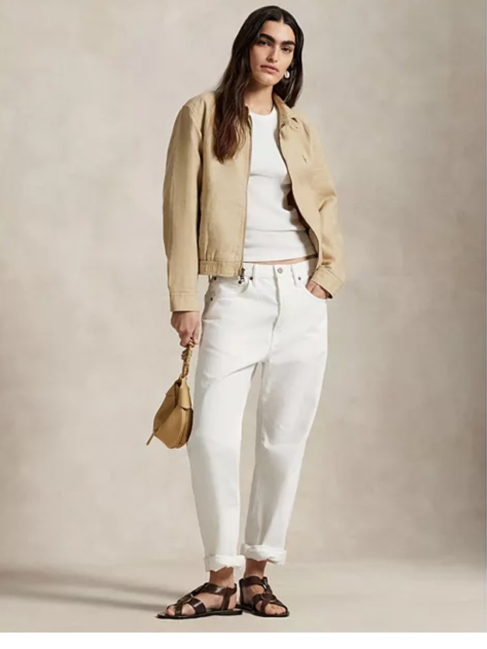 Polo Ralph Lauren Linen Windbreaker, XS S M L